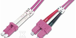 PATCH CORD LC/SC DPLX MM 50/125 OM3 3,0M
