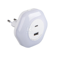 LAMP.WTKOW.LED BOLA LED 2XUSB WW W