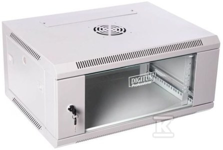 SZAFA 19" 4U S/600 G/450 SZARY
