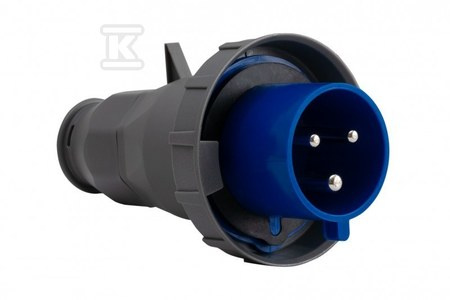 WTYK PRZENOŚNY 16A 3P 250V FE IP67