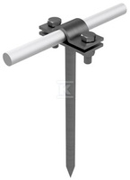 UCHWYT NA DRUT WBIJANY: H=18CM /IN/