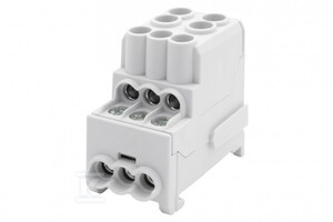 BLOK ROZ.DBR 100A 2X25/6X10 SZARY