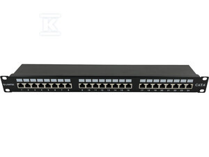 PATCH PANEL 1U/19" STP 24 PORT KAT.6 LSA