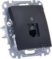 GN.KOMP.RJ45 5UTP CZARNY ANTRA.SEDNA DES