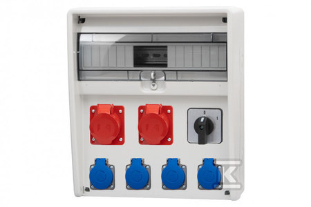 ROZ.ULISSE 17M 2X16/5 4X230V 0/1(32A)