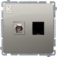 GN.ANTENOWE F+RJ45 K.6 SATYNA BASIC