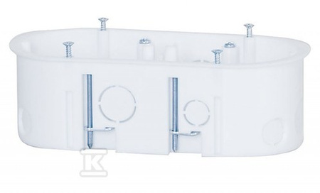 PUSZKA KOŃCOWA 2X60 DO PŁYT GIPSOWYCH