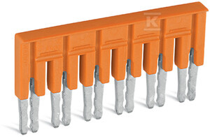 MOSTEK, 6-TOROWY, Z IZOLACJĄ.POMARAŃCZ