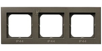 RAMKA 3-KR.ŁĄCZ.IP44 CZEKO.METAL SONAT