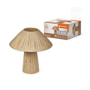 OPR.DEK. BAMB PAPER HUT TABLE E27 BRN