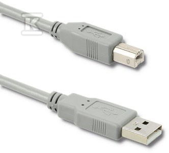 KABEL USB 2.0 A MĘSKI B MĘSKI 0.5M