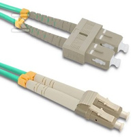 PATCHCORD LC/UPC-SC/UPC OM4 DUPLEX 10M