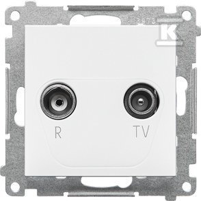 GN.ANTEN.R-TV PRZE. BIAŁY MAT SIMON55