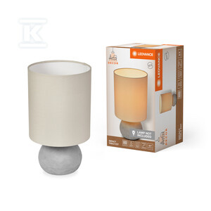LAMP IMPACT TABLE E27 BEIGE&GR