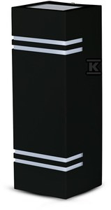 OPRAWA VT-7662 2XGU10 IP44 CZARNA