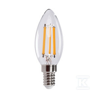 ŻAR.DEK.LED XLEDIM C35E14 5,9W-WW