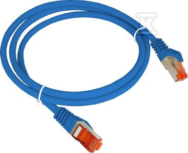 PATCH-CORD F/UTP KAT.6 PVC 0.5M NIEBIESK
