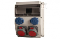 ROZ.CAJA 12M 2X32/5 2X230V  IP65