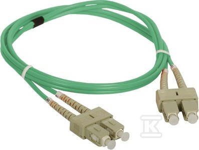 PATCH CORD MM OM3 SC-SC DUPLEX 50/125 1M