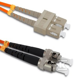 PATCHCORD SC/UPC-ST/UPC OM2 DUPLEX 2M
