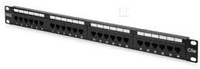 PATCH-PANEL 19" 24X RJ45 U/UTP KAT. 5E