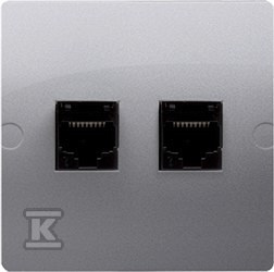 BMT2.02/43 GNIAZDO BASIC SREBRO MAT