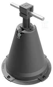 U.BET.W TWORZY.ZE SŁUP.H=10,5CM,CZARN T