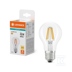 ŻAR.LED CLAS V 4W 830 CLR E27