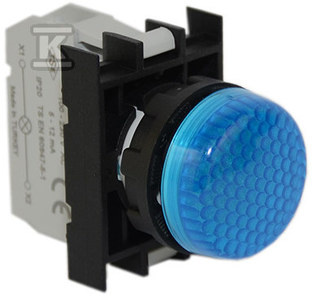 LAMP.SYG.B LED 100-230V AC/DC NIEBIESKA
