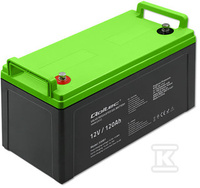AKUMULATOR ŻELOWY/12V/120AH/GEL/34.8KG