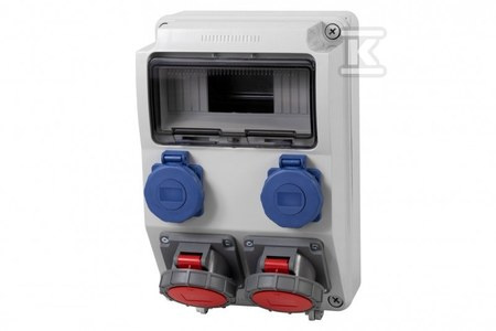 ROZ.CAJA 9M 16/5 32/5 2X230V  IP65