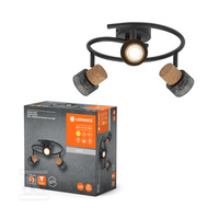 OPR.LED SPOT CORK BL SPIR 3X3.4W 927 DIM