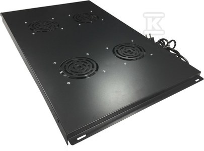 PANEL WENTYLACYJNY (4X) 600X1000, CZARNY