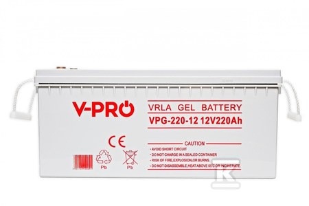 AKUMULATOR GEL VPRO PREMIUM 12V 220 AH