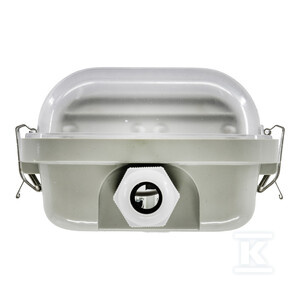 OPR. DP HOUSING 600 E 2XLAMP IP65