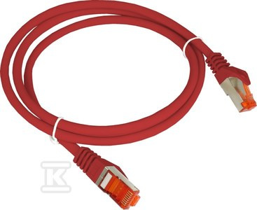 PATCH-CORD F/UTP KAT.6 PVC 5.0M CZERWONY