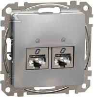 GN.KOMP.2XRJ45 5STP ALU SREBR.SEDNA DES