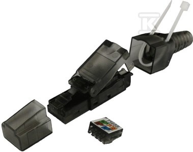 WTYK RJ45 UTP KAT.6A 10G POE+, BEZNARZĘ