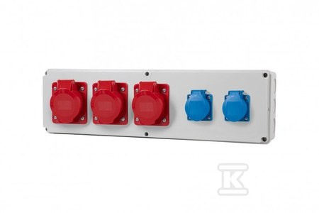 ROZ.HORIZONTAL B 3X16/5 2X230V