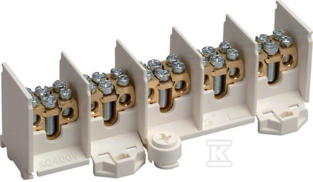 ZACISKI ROZGAŁĘŹNE 5-POLOWE 25/2X16MM