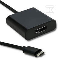 ADAPTER USB C MĘSKI/HDMI ŻEŃSKI 4K 23