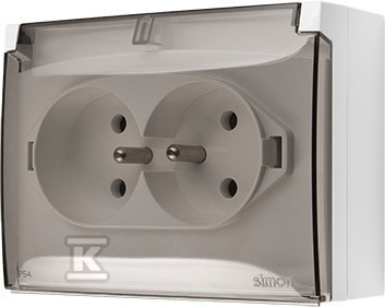 GN.2-KR.Z/U PRZ.IP44 TR.BIAŁY AQUACLICK