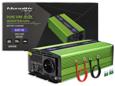 PRZETWORNICA UPS/300W/600W/12V NA 230V/C