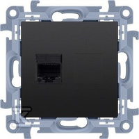 GN.KOMP.RJ45 KAT6+RAM. CZARNY SIMON10