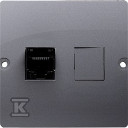 BMF51.02/43 GNIAZDO BASIC SREBRO MAT