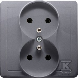 BMGZ2/43 GNIAZDO BASIC SREBRO MAT