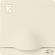 POKRYWA GN.Z UZIE.SCHUKO Z KLAP.BEŻ