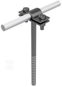 UCHWYT NA DRUT WKRĘCANY: H=25CM /IN/