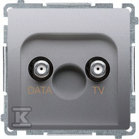 BMAD1.01/43 GNIAZDO BASIC SREBRO MAT