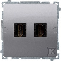 BMGHDMI2.01/43 GNIAZDO BASIC SREBRO M.